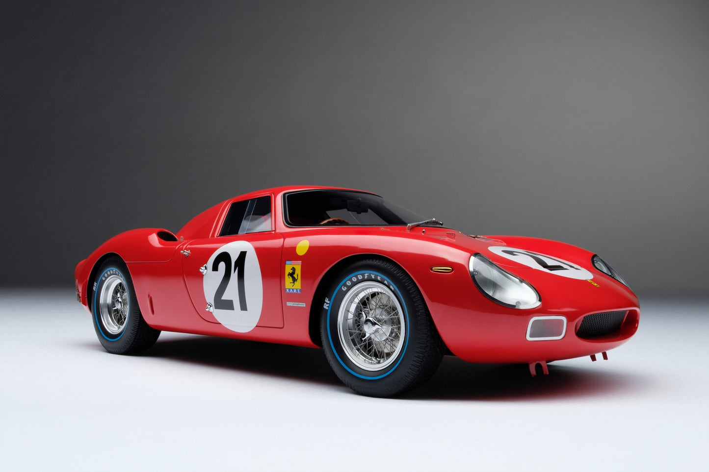 Amalgam 1/18 Ferrari 250 LM-1965 Le Mans Champion Simulation Car Model