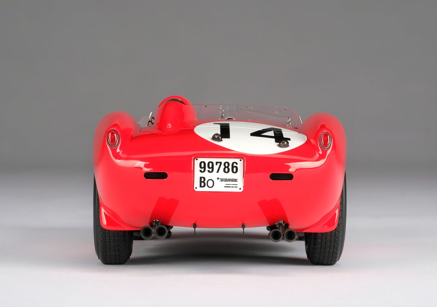 Amalgam 1/18 Ferrari 250TR 1958 Le Mans Champion Simulation Car Model