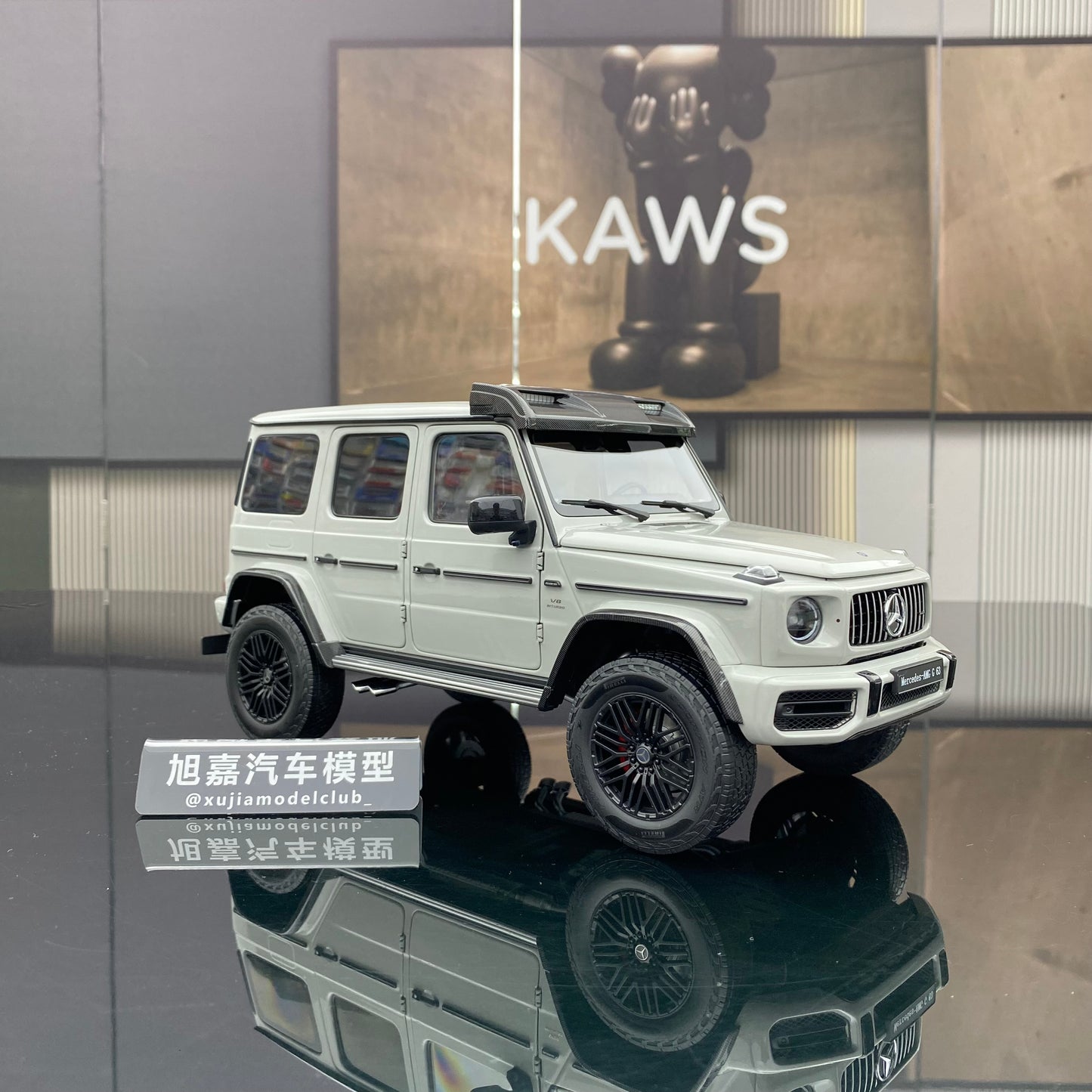 Almost Real 1/18 Mercedes-Benz AMG G63 4×4 2023 Alloy Fully Open Simulation Car Model Ornament